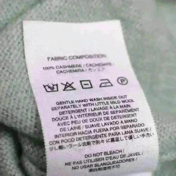 ANTHROPOLOGIE By Charli Cashmere Sweater Embroidered Making Waves Women Med - Picture 9 of 12